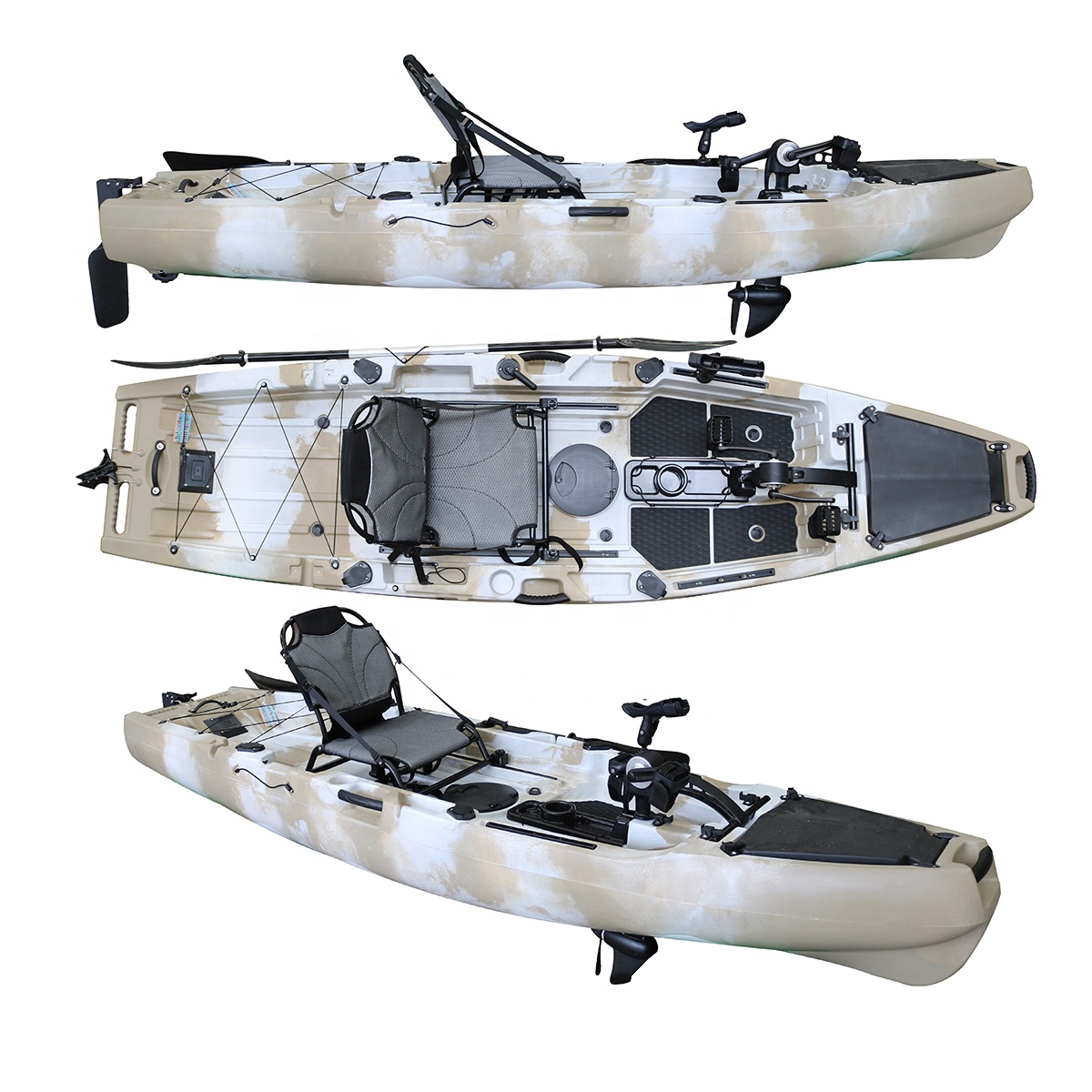 Fishing Kayak Pedal Drive - كاياك صيد فيكينج 10.5 قدم بمقعد