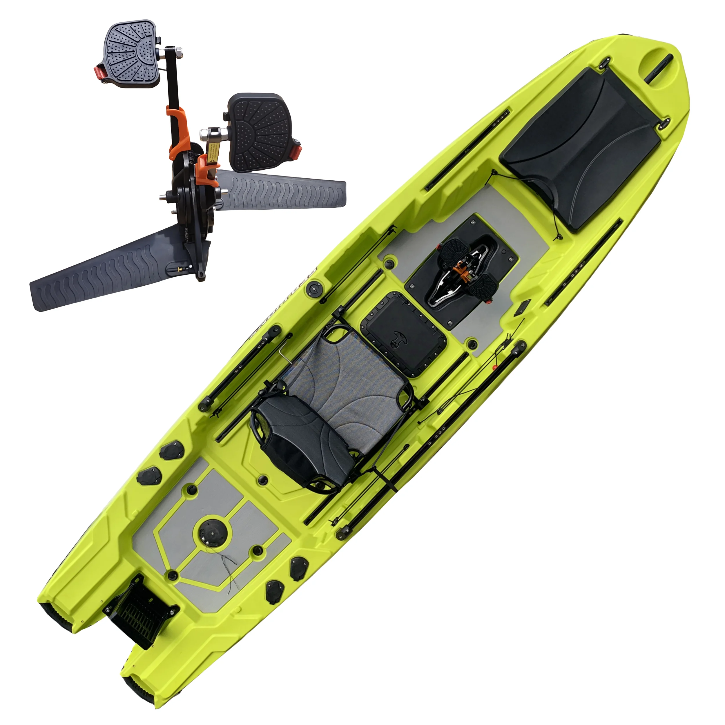 Fishing Kayak Seat - المهنية البلاستيك كاجاك دواسة الصيد واحدة