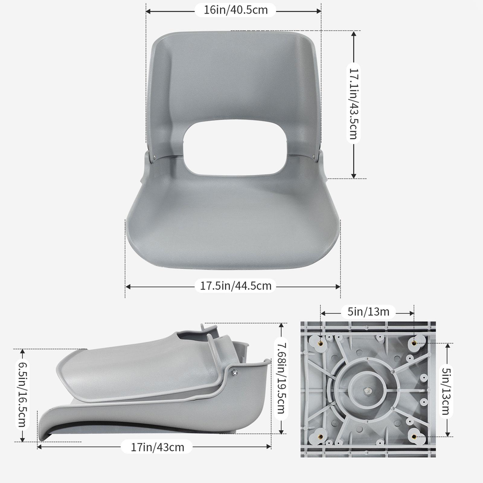 Fishing Kayak Seat - مقعد قارب قابل للطي بظهر مرتفع،
