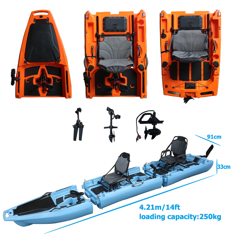 Fishing Kayak Sit On Top - قارب كاياك قابل للفصل بطول 14