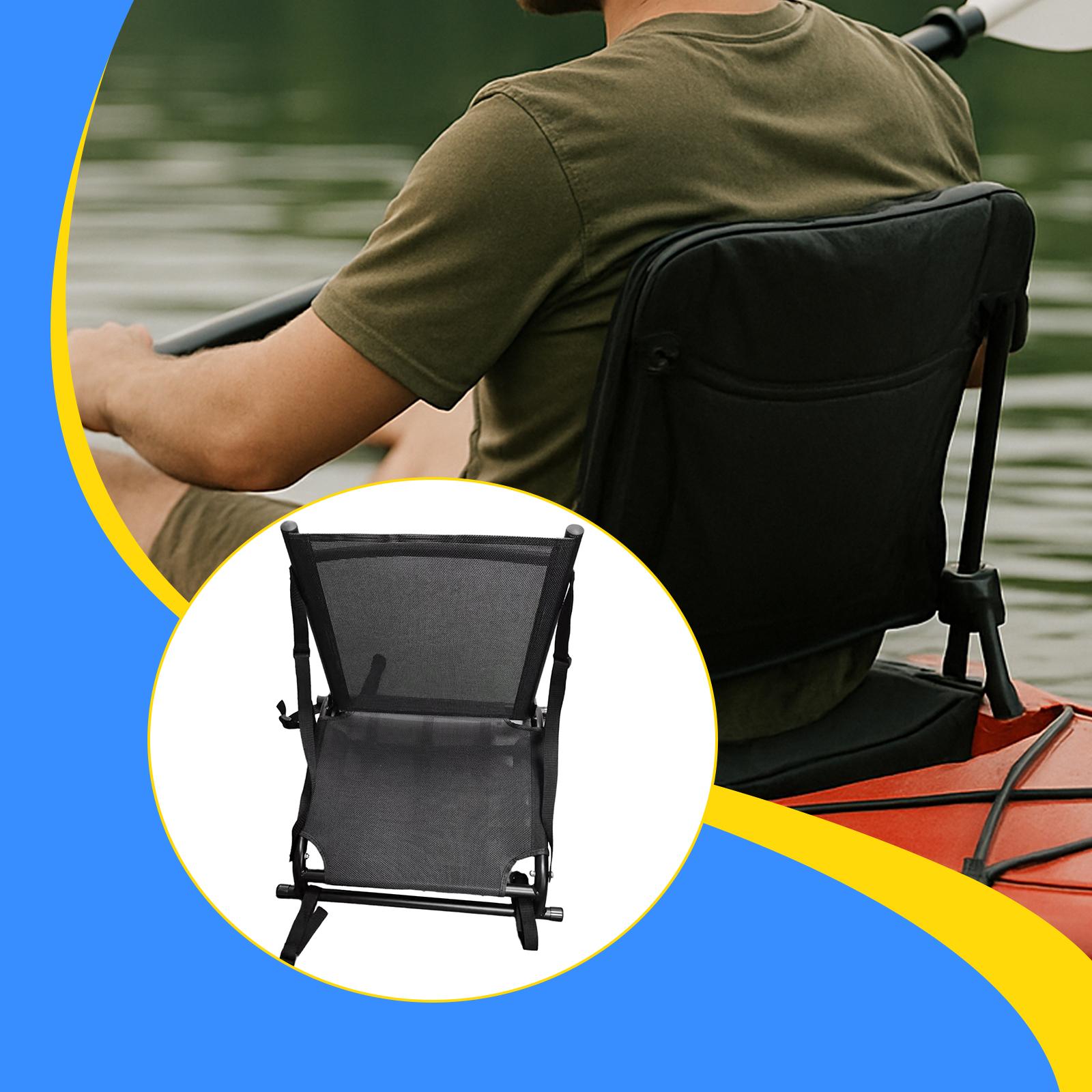 Fishing Kayak Seat - مقعد كاياك مع دعم خلفي، مطوي،