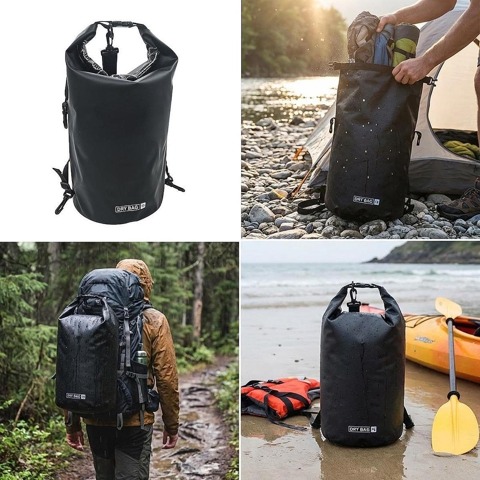 Fishing Kayak Storage Bag - حقيبة تخزين مقاومة للماء مع حزام