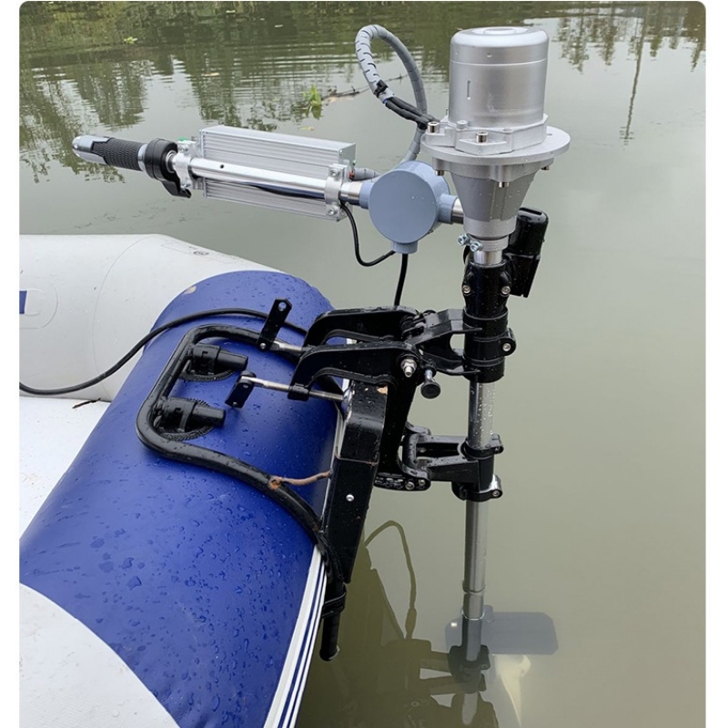 محرك خارجي بدون فرش 12/24 فولت - مراجعة Fishing Kayak Trolling Motor وسعره