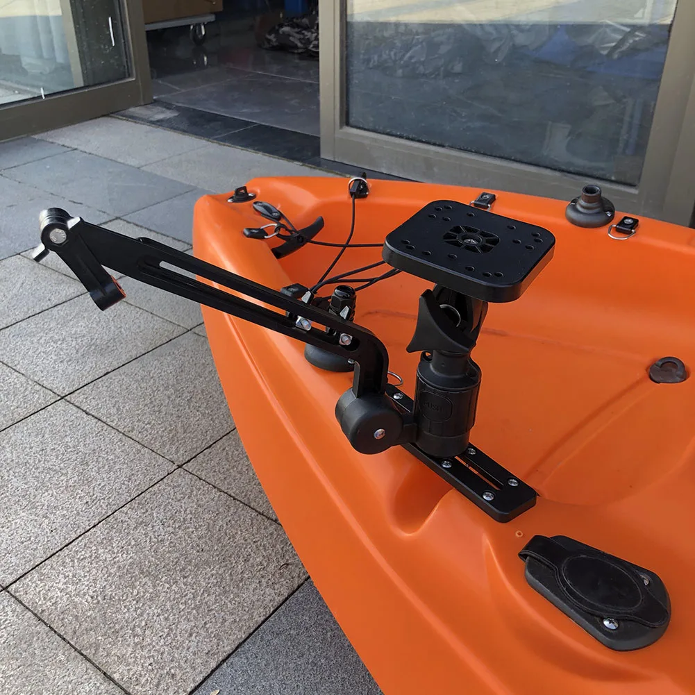 صياد السمك قاعدة قوس محول تصاع - مراجعة Fishing Kayak Fish Finder Mount وسعره