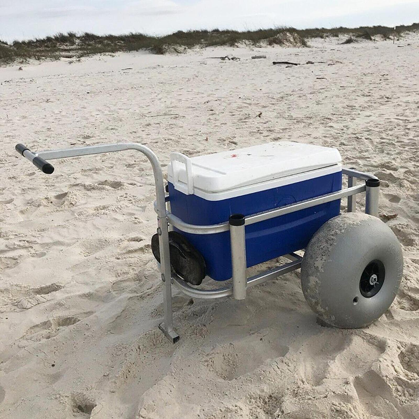 عجلات بالونية مقاس 16 بوصة، عج - مراجعة Fishing Kayak Cart وسعره