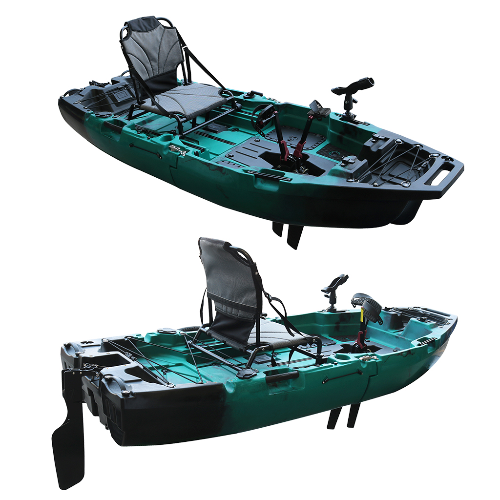 قارب كاياك مودولار من البولي إ - مراجعة Fishing Kayak Sit On Top وسعره