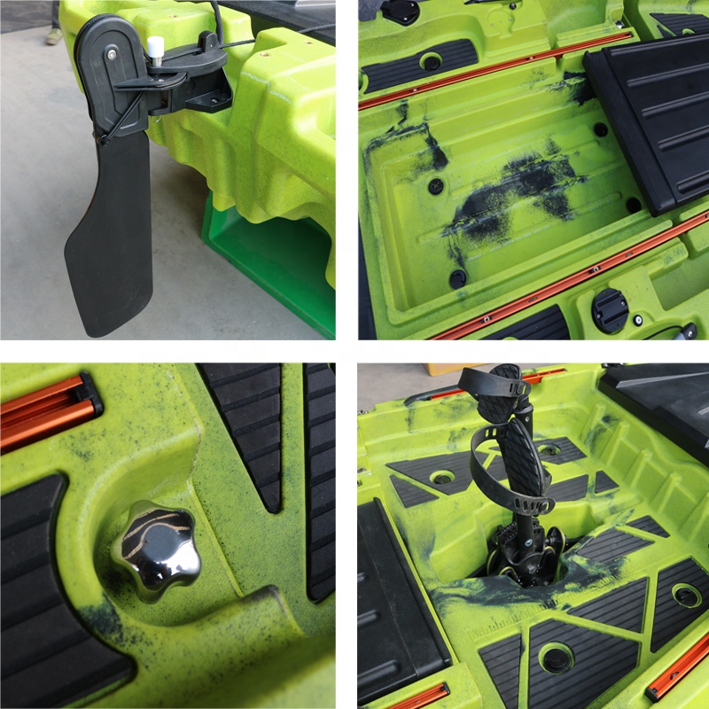 قارب كاياك ترفيهي بنظام دفع با - مراجعة Fishing Kayak Pedal Drive وسعره