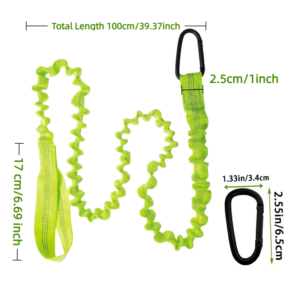 قابل للتعديل مطاطا كاياك قضيب  - مراجعة Fishing Kayak Paddle Leash وسعره