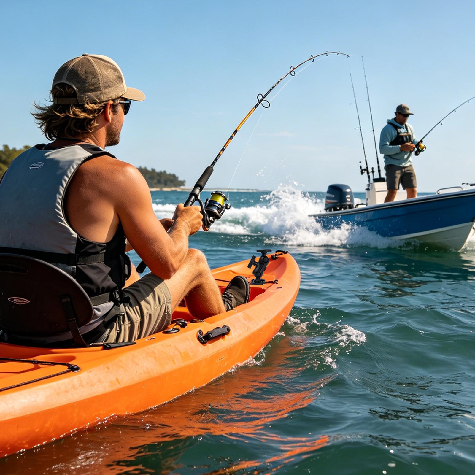 حامل جهاز تحديد مواقع الأسماك  - مراجعة Fishing Kayak Fish Finder Mount وسعره