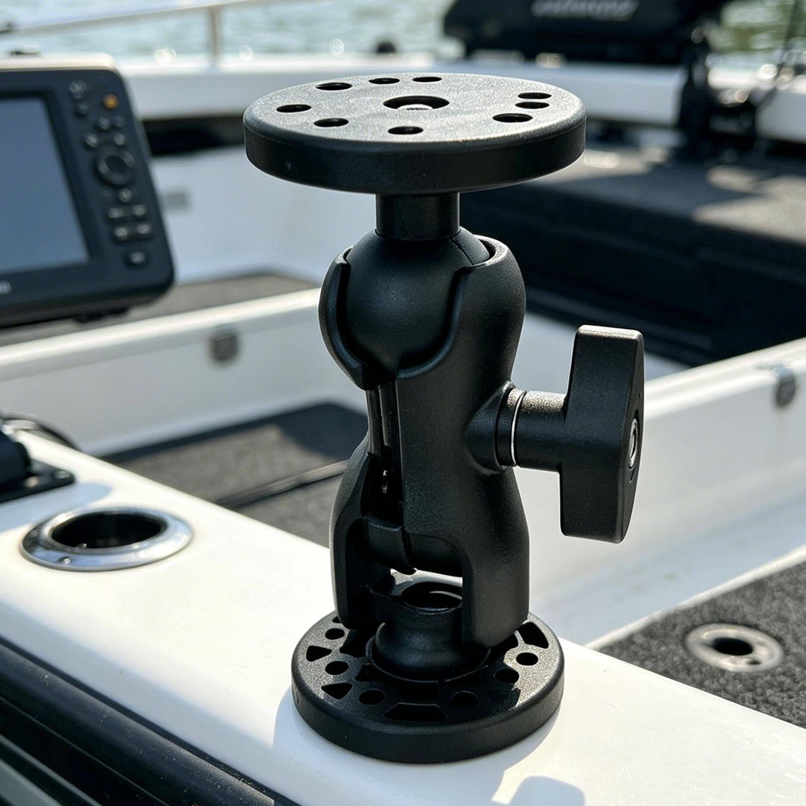 حامل جهاز تحديد مواقع الأسماك  - مراجعة Fishing Kayak Fish Finder Mount وسعره