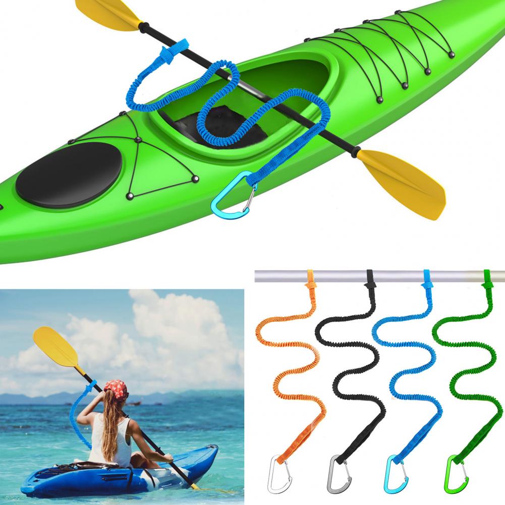 حبل حبل مرن لقوارب الكاياك ، م - مراجعة Fishing Kayak Paddle Leash وسعره