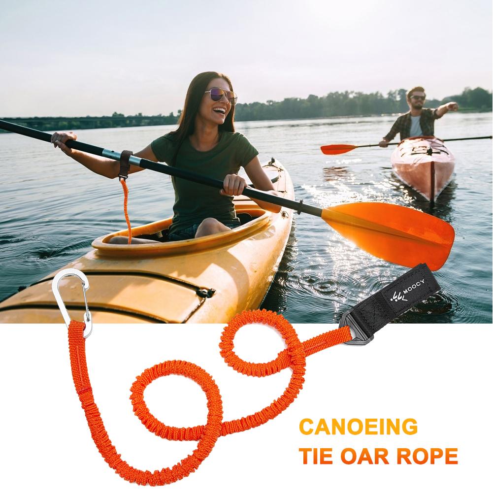 5-1 قطعة مرونة قوارب الكاياك م - مراجعة Fishing Kayak Paddle Leash وسعره