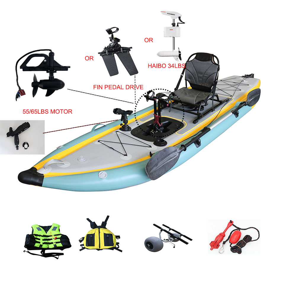 قارب صيد قابل للطي من مادة PVC - مراجعة Fishing Kayak Sit On Top وسعره