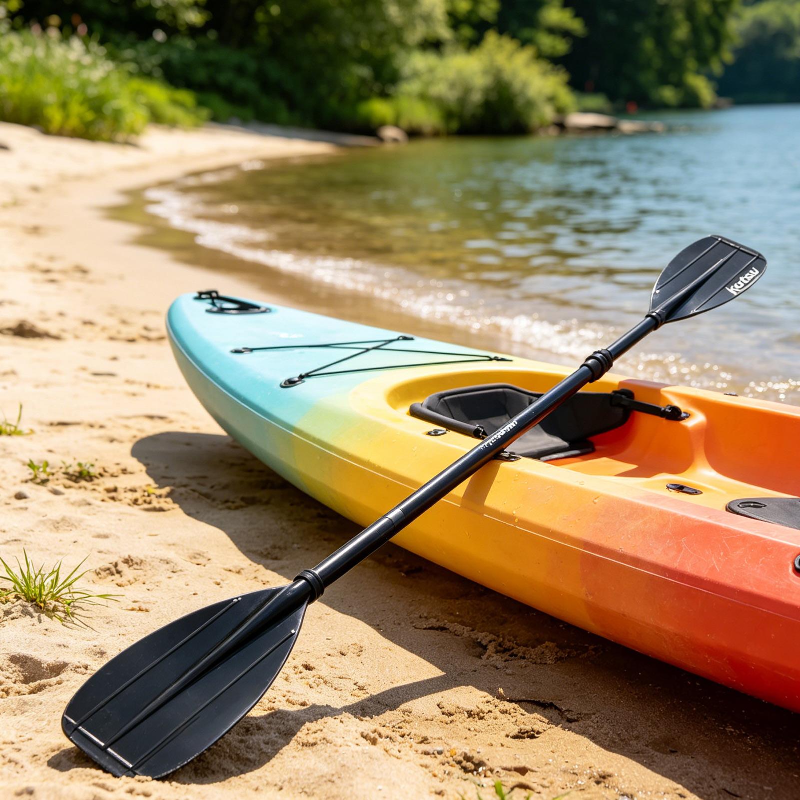 مجداف من ألياف الكربون خفيف ال - مراجعة Fishing Kayak Paddle وسعره