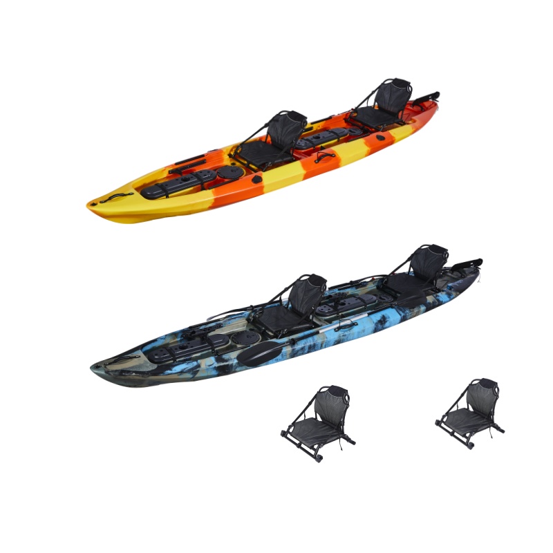 قوارب كاياك للصيد لشخصين مع مل - مراجعة Fishing Kayak Paddle وسعره
