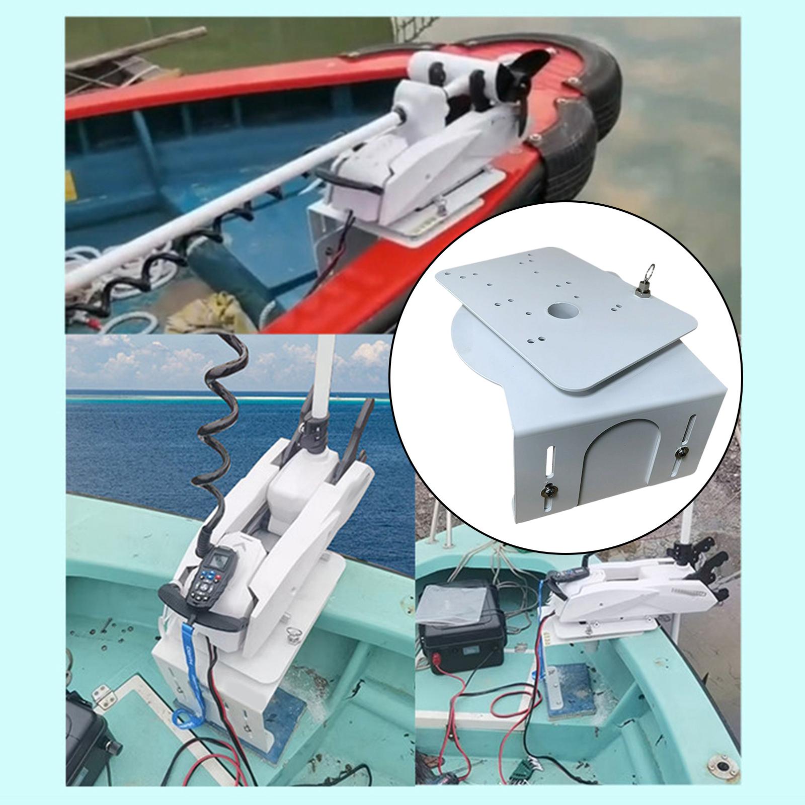 حامل محرك صيد سريع التركيب مع  - مراجعة Fishing Kayak Trolling Motor وسعره