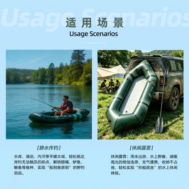 قارب صيد السمك BLFst من مادة T - مراجعة Fishing Kayak Inflatable وسعره