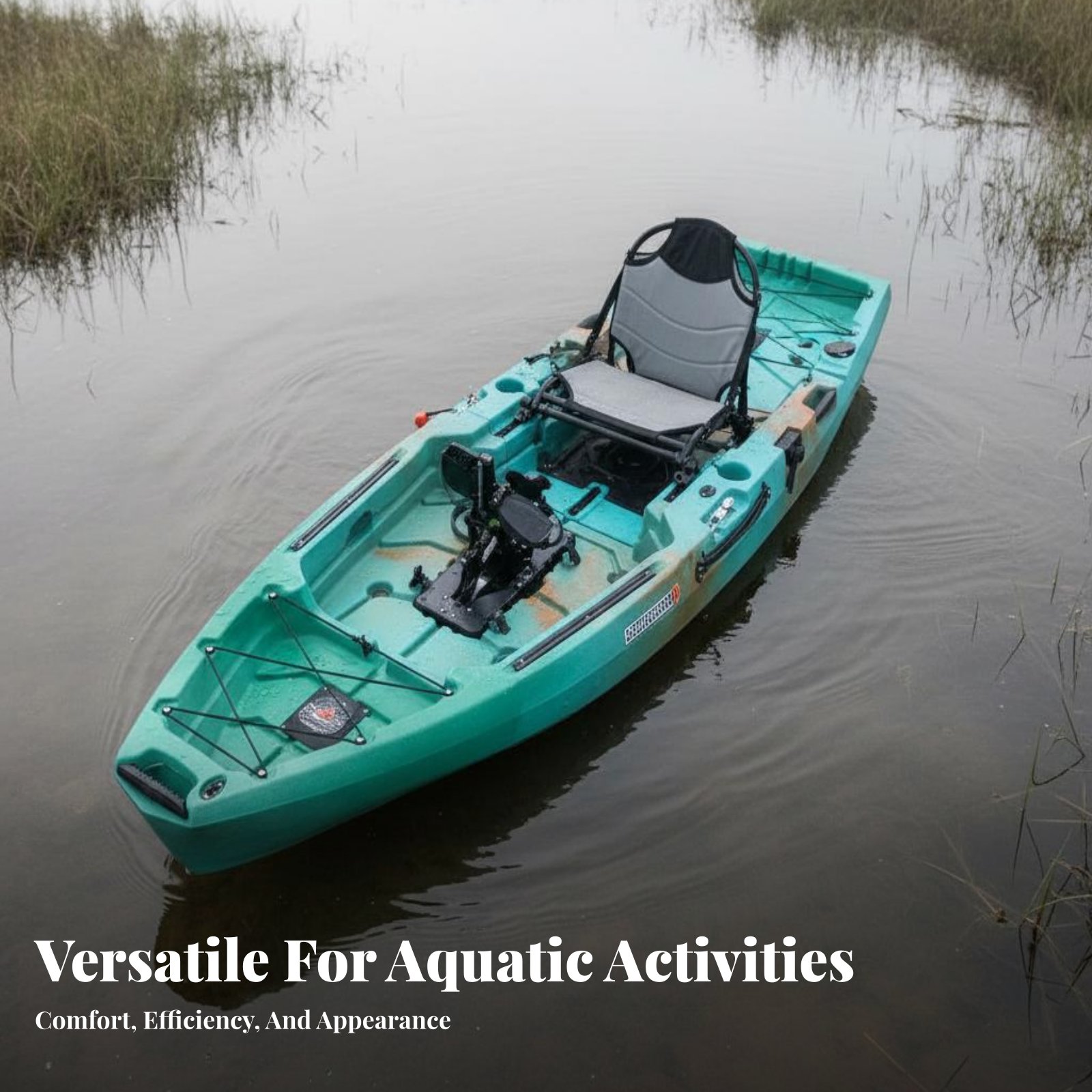 قارب صيد قابل للطي يعمل بالدوا - مراجعة Fishing Kayak Pedal Drive وسعره