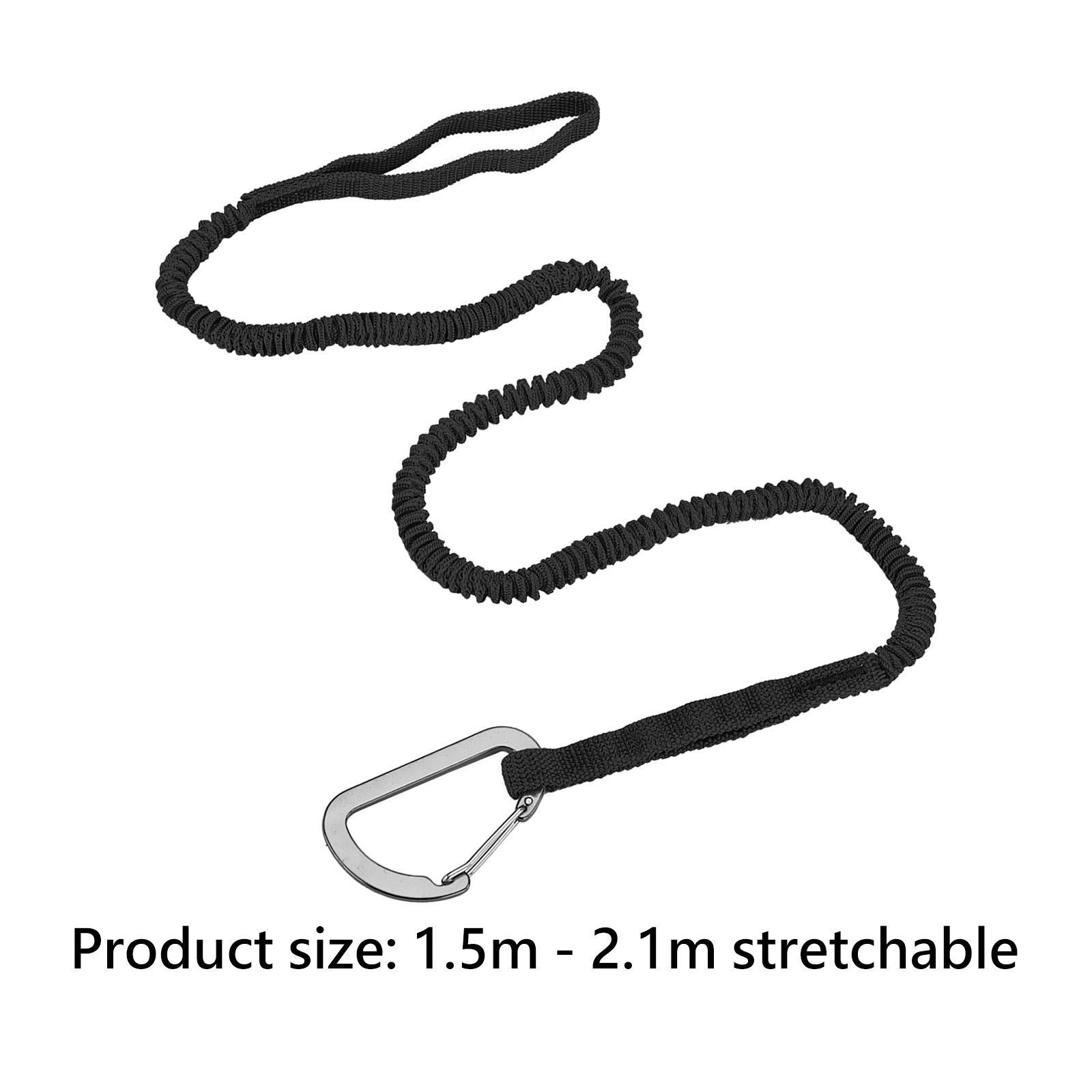 حبل نايلون قابل للتمدد لتثبيت  - مراجعة Fishing Kayak Paddle Leash وسعره