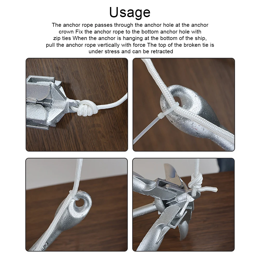 0.7 كجم 1.5 كجم الفولاذ المقاو - مراجعة Fishing Kayak Anchor وسعره