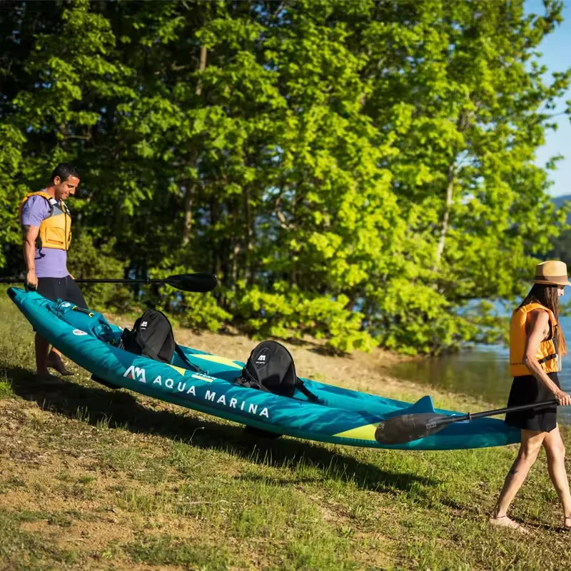 قارب كاياك قابل للنفخ لشخص أو  - مراجعة Fishing Kayak Paddle وسعره