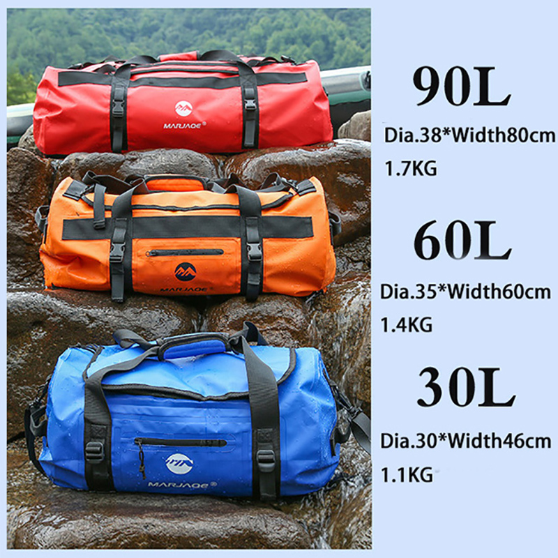 30L 60L 90L مقاوم للماء التجدي - مراجعة Fishing Kayak Storage Bag وسعره