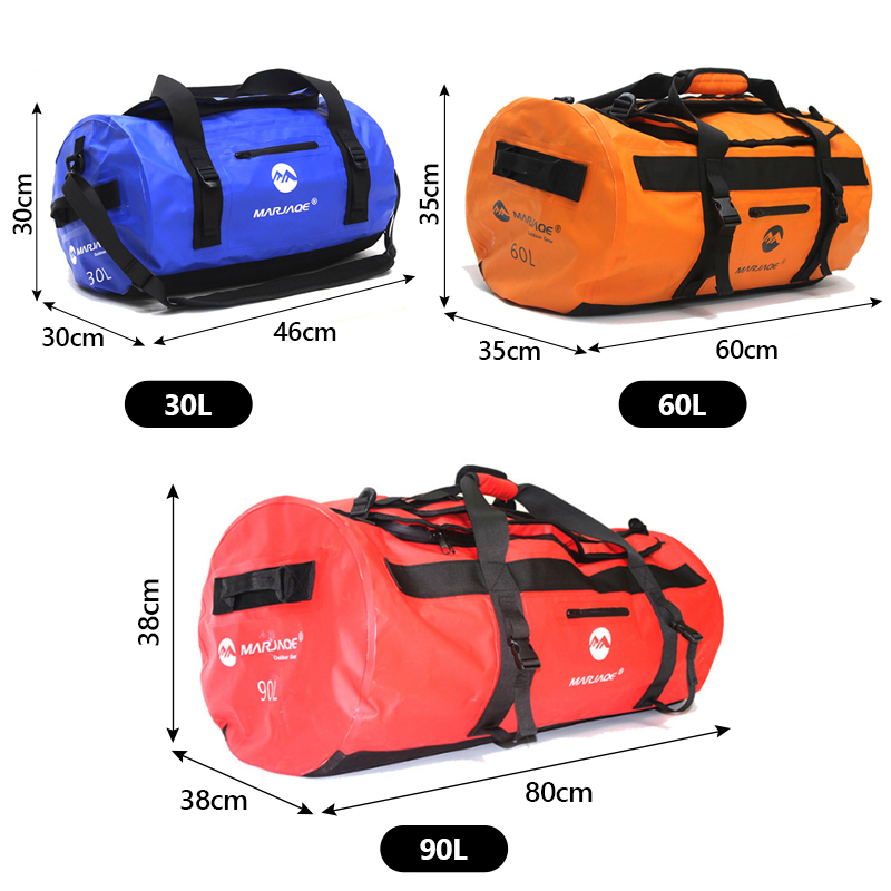 30L 60L 90L مقاوم للماء التجدي - مراجعة Fishing Kayak Storage Bag وسعره