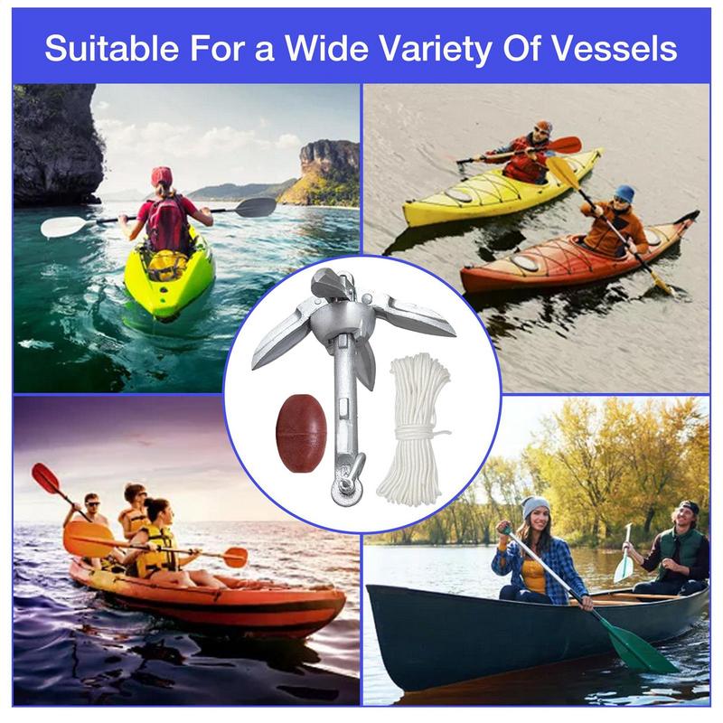 الزورق مرساة المدمجة نظام ترسي - مراجعة Fishing Kayak Anchor وسعره
