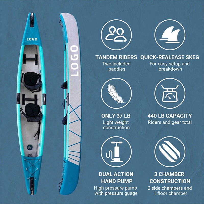 قارب كاياك قابل للنفخ بتقنية د - مراجعة Fishing Kayak Sit In وسعره