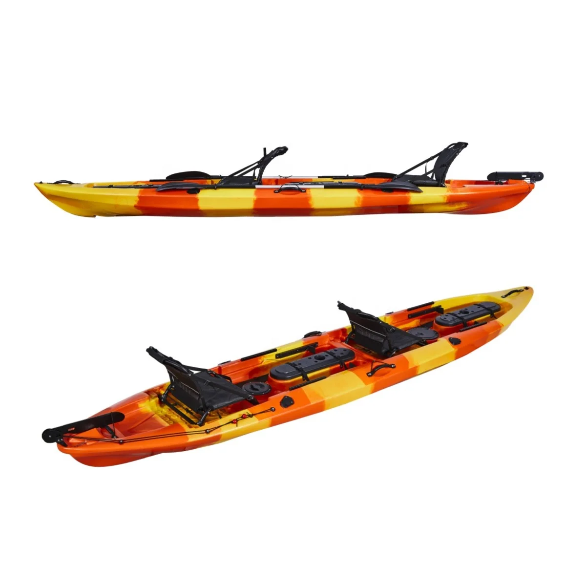 الجملة 2 شخص البلاستيك كاياك ل - مراجعة Fishing Kayak Paddle وسعره