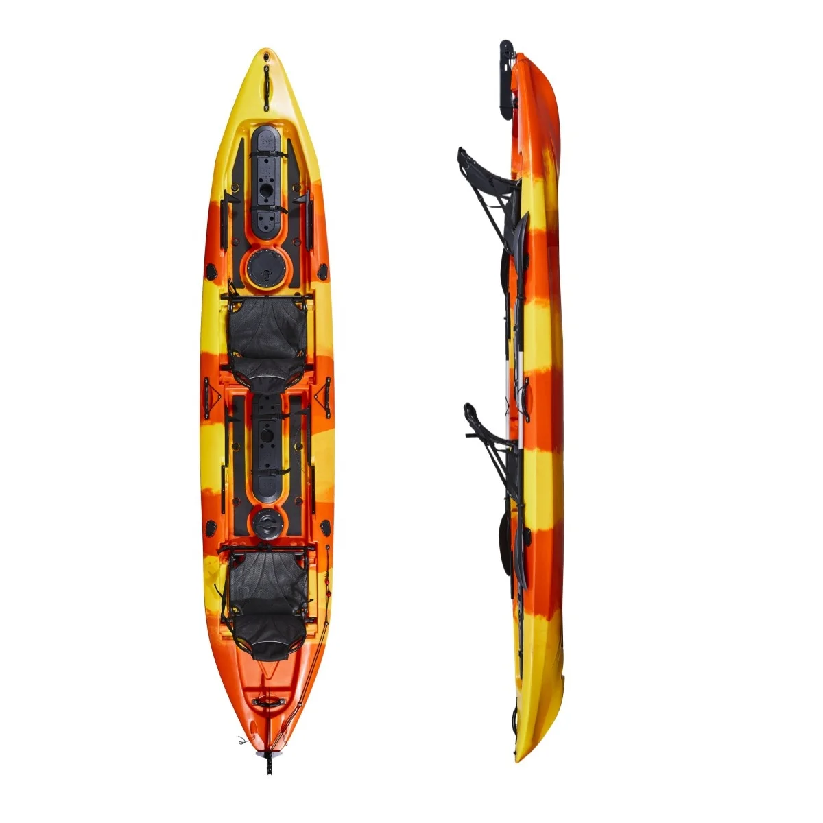 الجملة 2 شخص البلاستيك كاياك ل - مراجعة Fishing Kayak Paddle وسعره