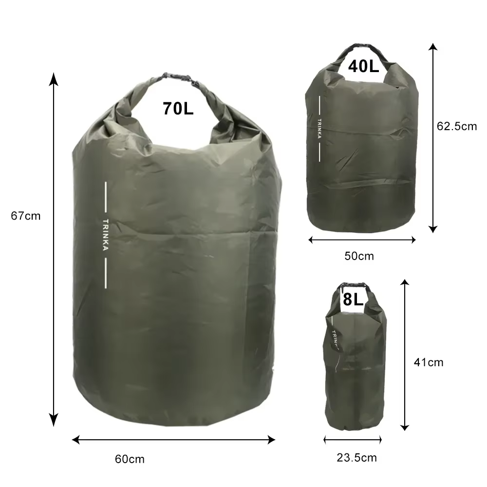 حقيبة جافة مقاومة للماء بسعة 8 - مراجعة Fishing Kayak Storage Bag وسعره