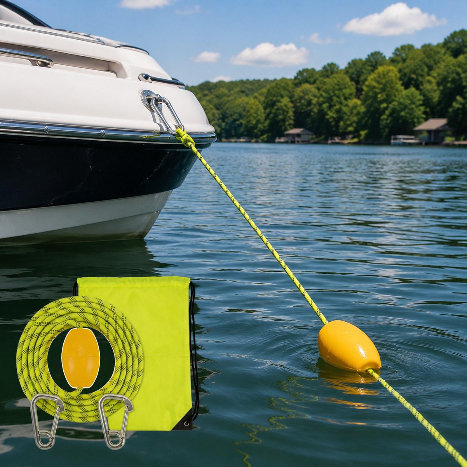 حبل سحب متين للكاياك، خفيف الو - مراجعة Fishing Kayak Anchor وسعره