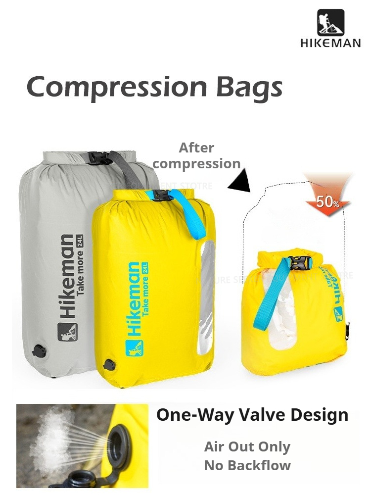 حقيبة ضغط فراغية من HIKEMAN مع - مراجعة Fishing Kayak Storage Bag وسعره