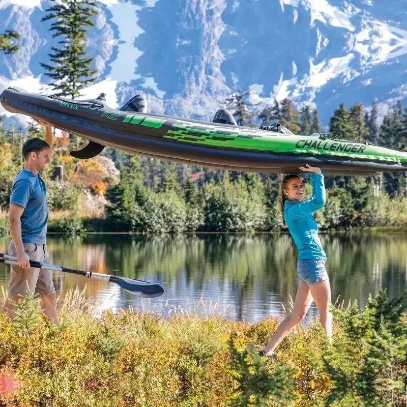 قارب كاياك قابل للنفخ لشخص أو  - مراجعة Fishing Kayak Inflatable وسعره
