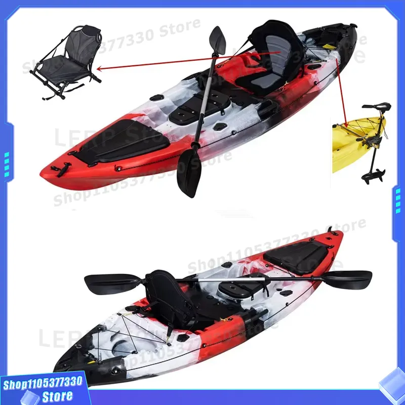 قارب كاياك صلب من البلاستيك لش - مراجعة Fishing Kayak Sit In وسعره