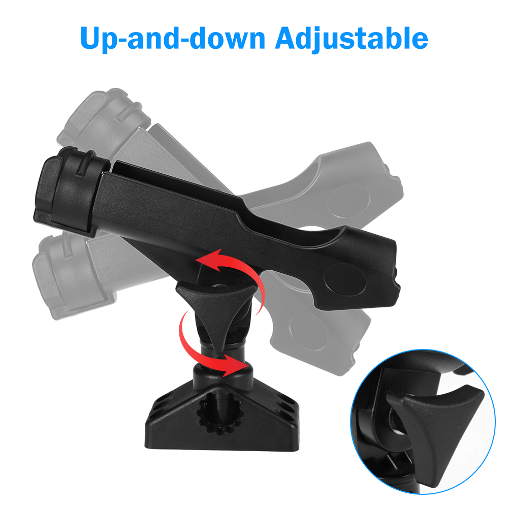 قاعدة حامل قضبان قارب الصيد من - مراجعة Fishing Kayak Rod Holder وسعره