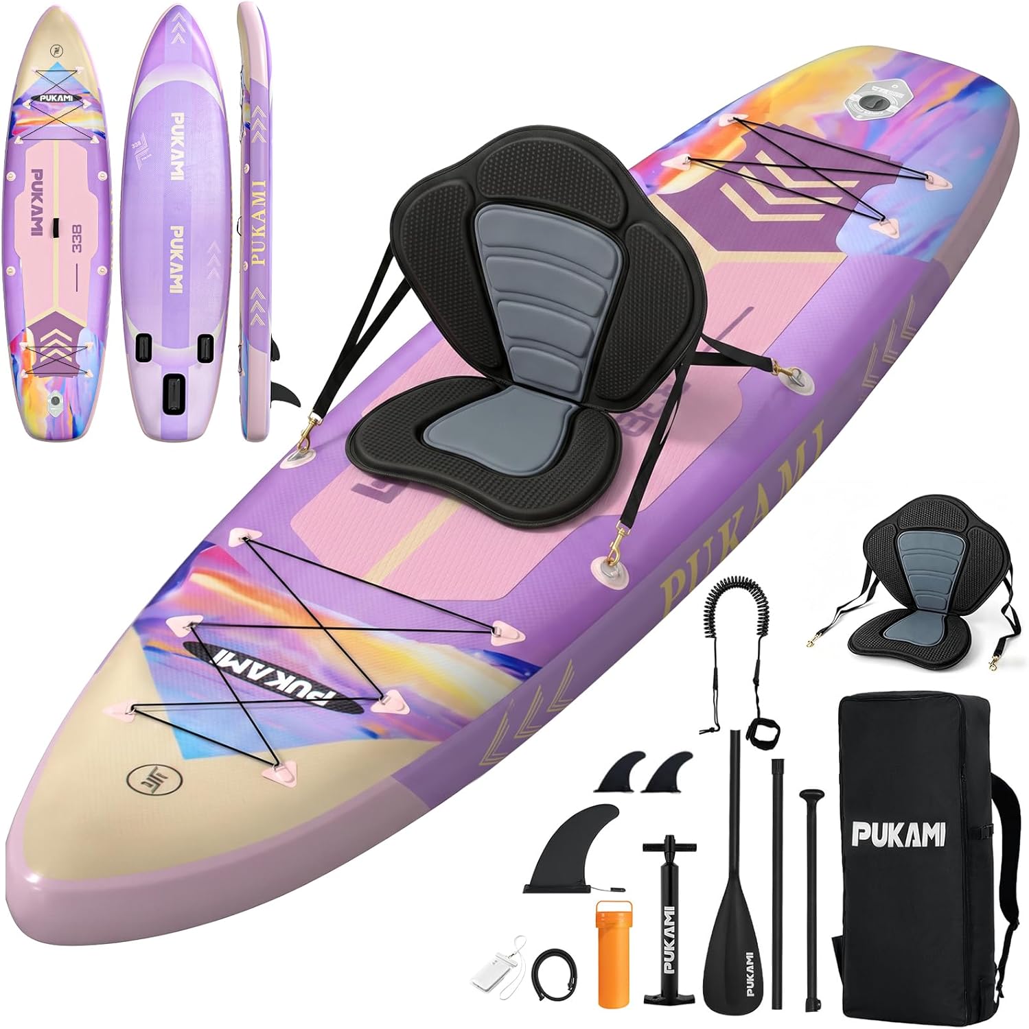 لوح تزلج قابل للنفخ عريض جدًا، - مراجعة Fishing Kayak Paddle وسعره