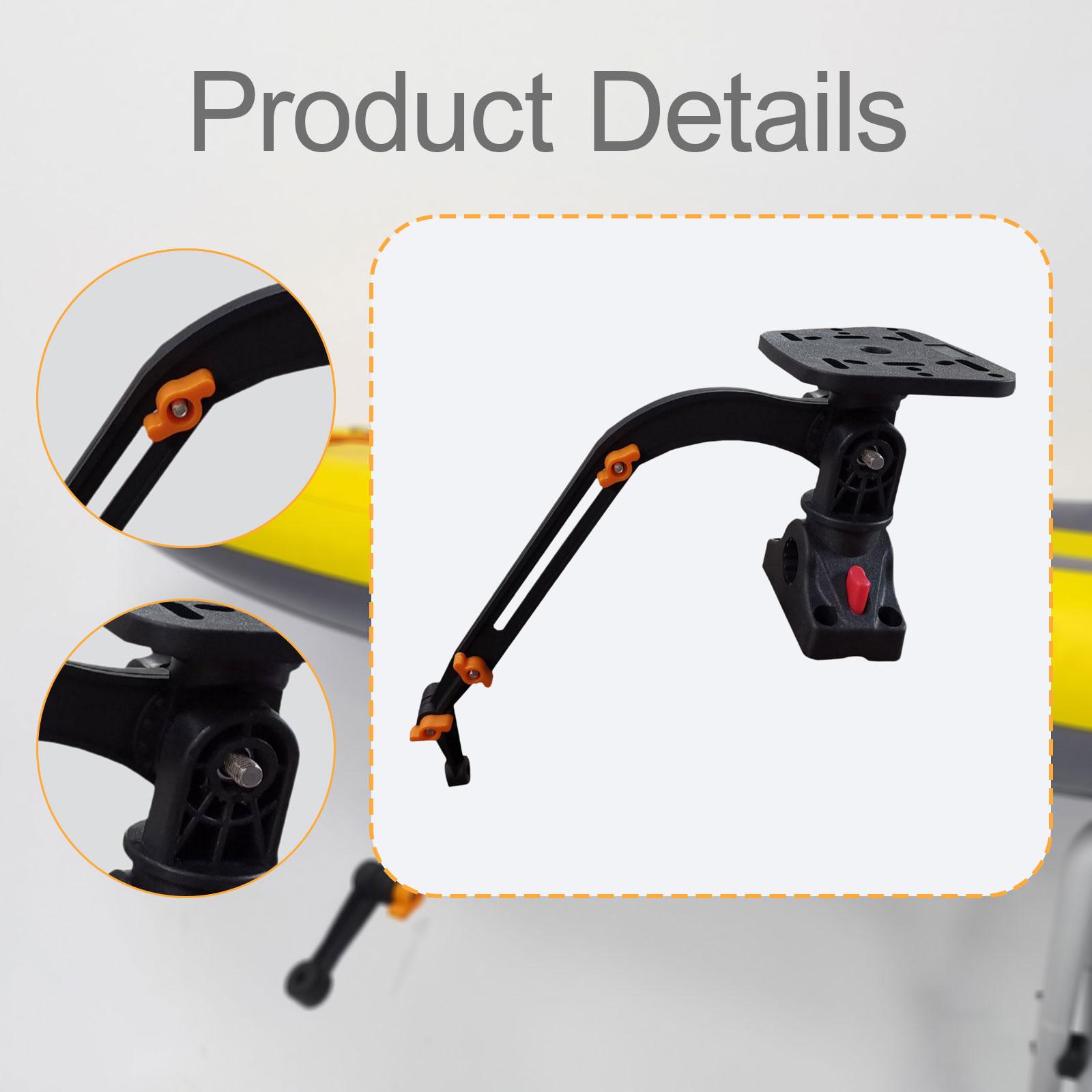 حامل جهاز تحديد مواقع الأسماك  - مراجعة Fishing Kayak Fish Finder Mount وسعره