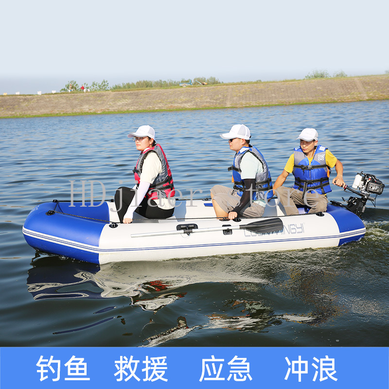 قارب قابل للنفخ بقاع صلب من ال - مراجعة Fishing Kayak Inflatable وسعره